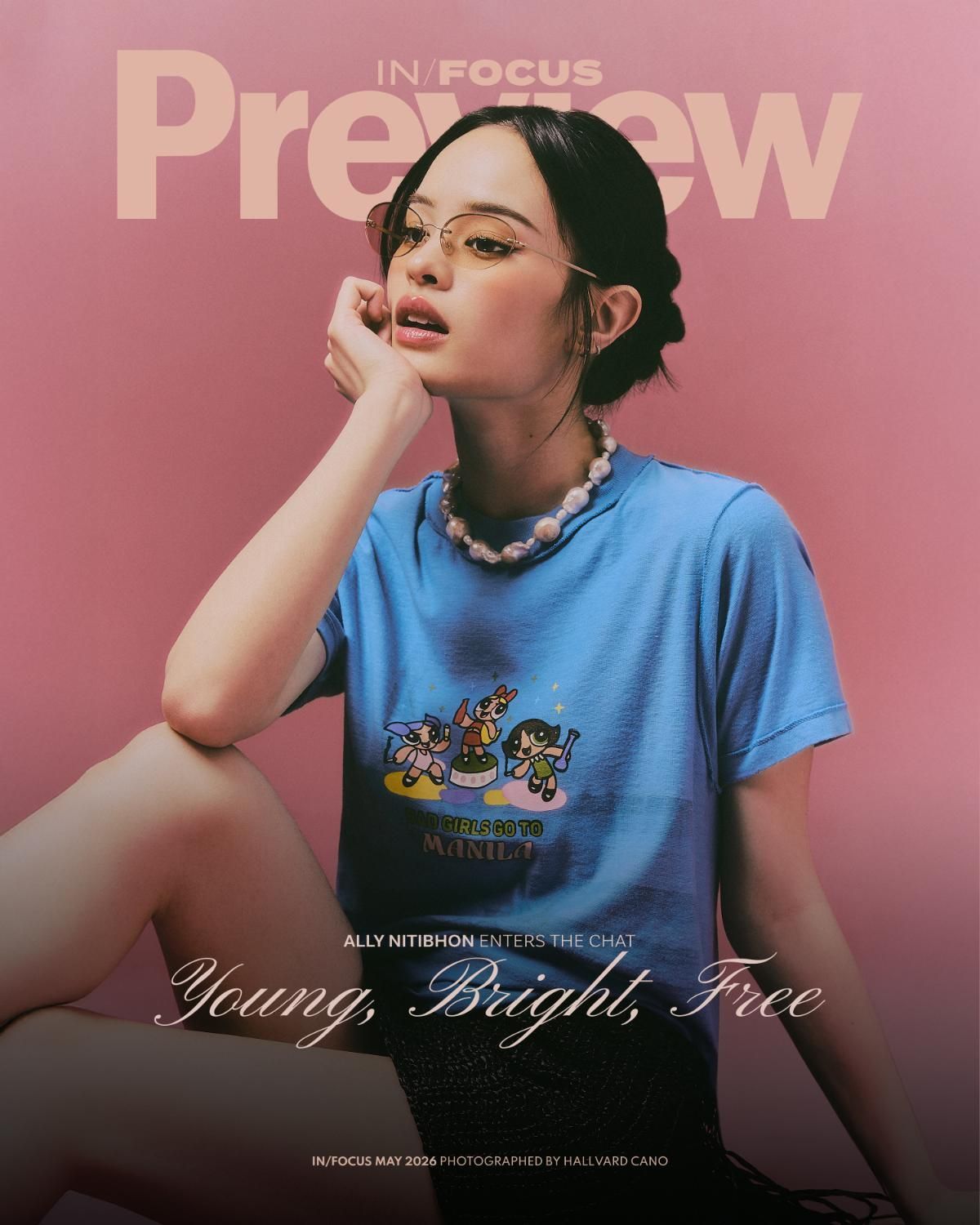 ALLY featured in Preww magazine as part of her Manila publicity